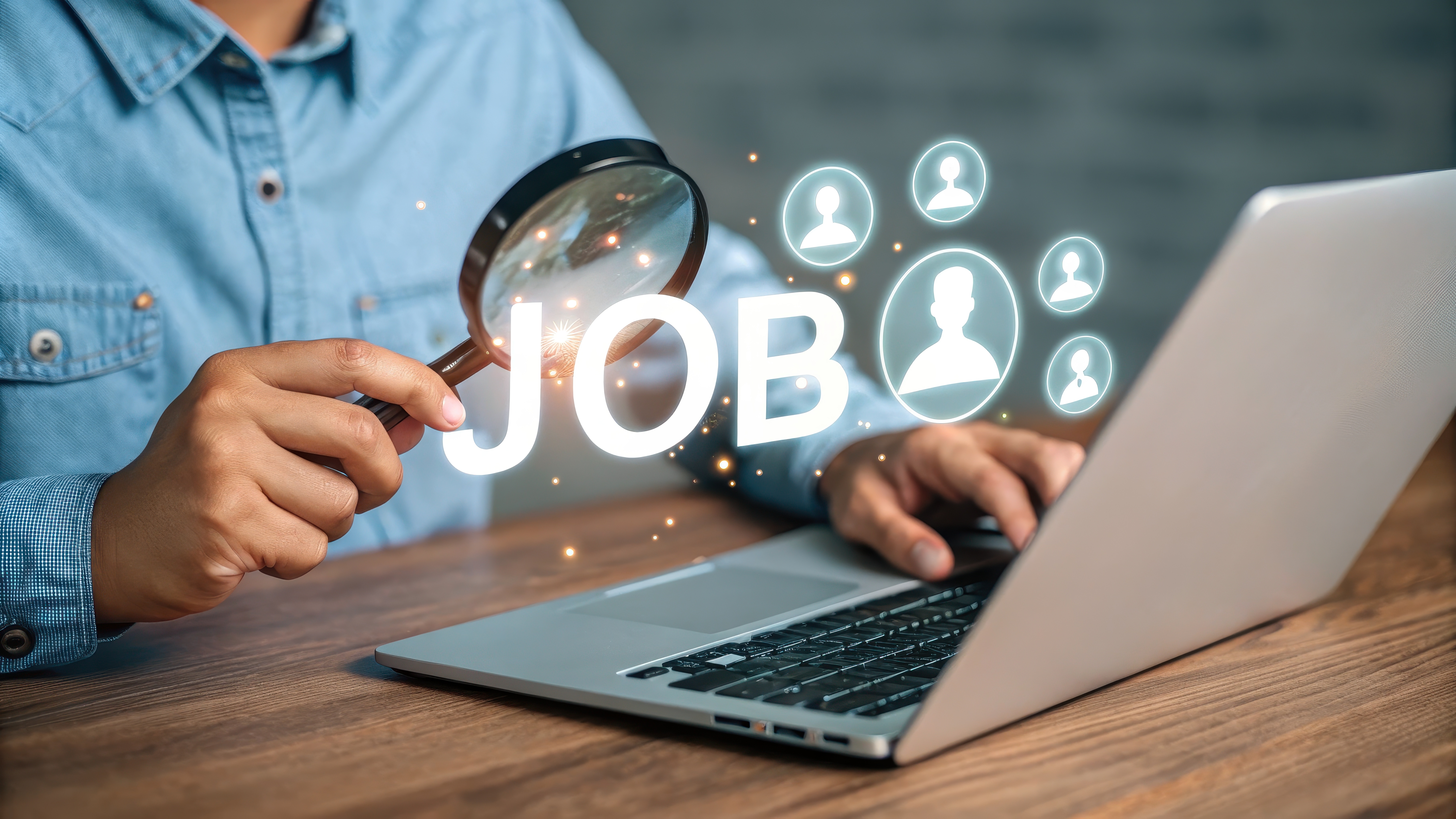 Looking for a job on the internet